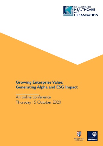 Growing Enterprise Value: Generating Alpha and ESG Impact - An online conference에 관한 책 이미지